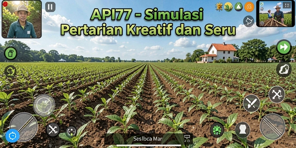 Tangkapan layar menunjukkan gameplay menarik dalam API77.