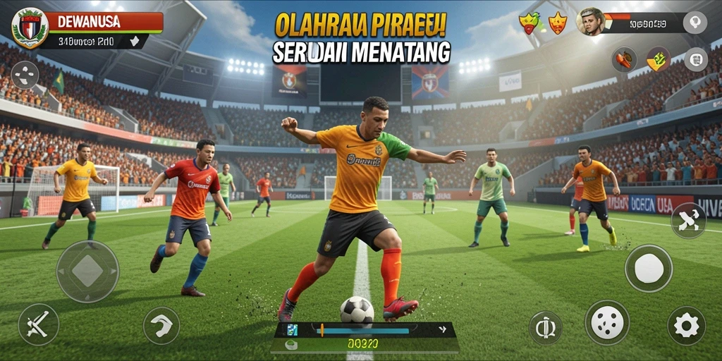 Gameplay DEWANUSA yang seru dengan berbagai olahraga menarik.