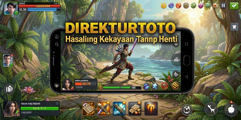 Screenshot menunjukkan momen strategis dalam bermain DIREKTURTOTO.