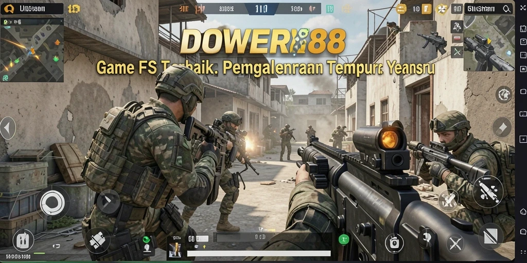 Gameplay seru DOWER88, mendebarkan dengan grafis yang menawan.