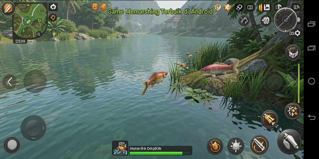 Menampilkan gameplay memancing yang seru dan menantang di DS99.