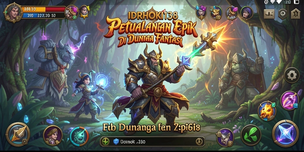 Tampilan pertarungan epik dalam gameplay <strong>IDRHOKI138</strong>.
