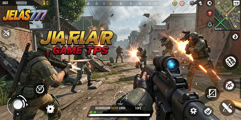 Tampilan gameplay seru di <strong>JELAS777</strong> dengan aksi pertempuran yang mendebarkan.
