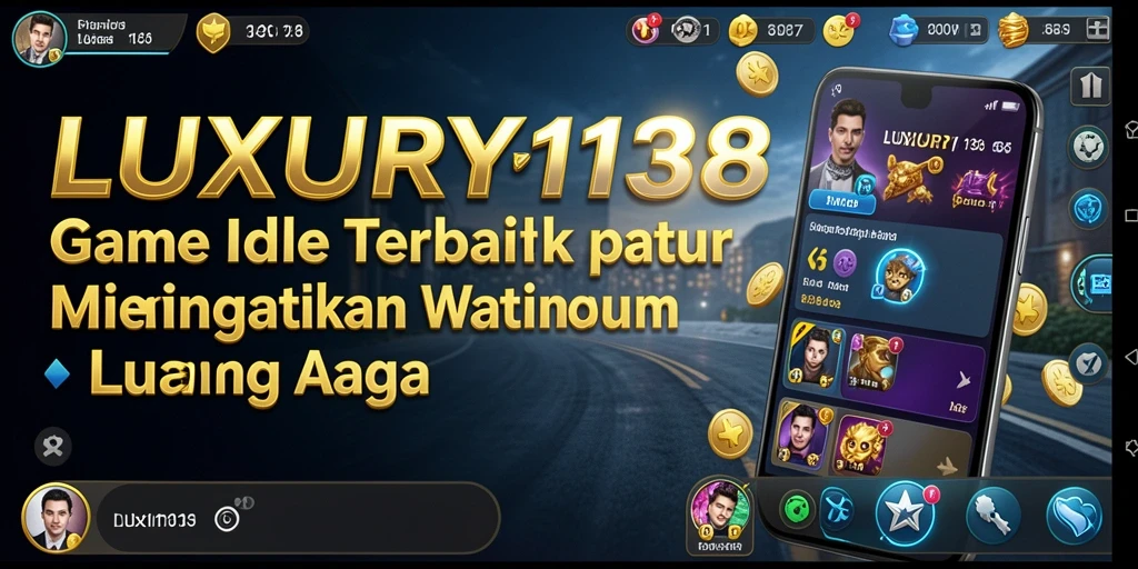 Tampilan gameplay LUXURY138 yang menarik dan interaktif dalam mode Idle.