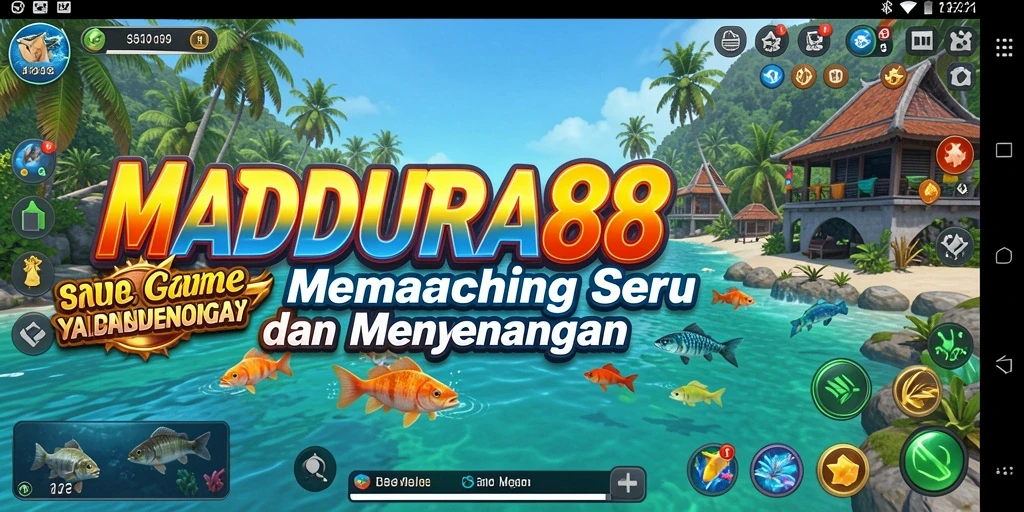 Tangkapan ikan yang memukau dalam MADURA88 saat memancing.