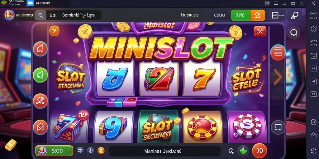 Tampilan antarmuka MINISLOT yang intuitif dan menarik.