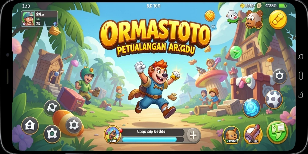 Tampilan gameplay seru dan menantang dari ORMASTOTO.