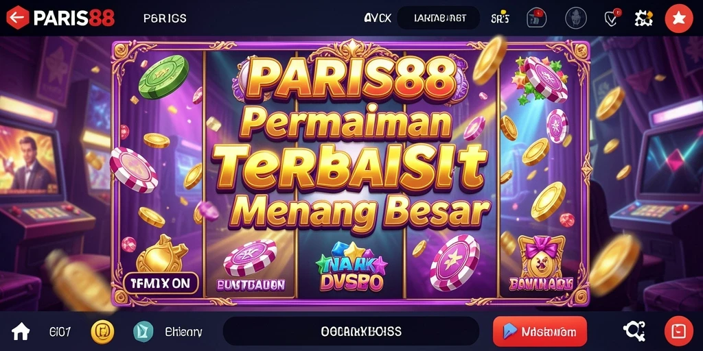 Screenshot gameplay PARIS88 menunjukkan keseruan dan grafis permainan Slot yang menarik.