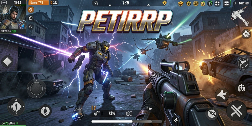 Tangkapan layar menunjukkan aksi mendebarkan dalam gameplay TPS.