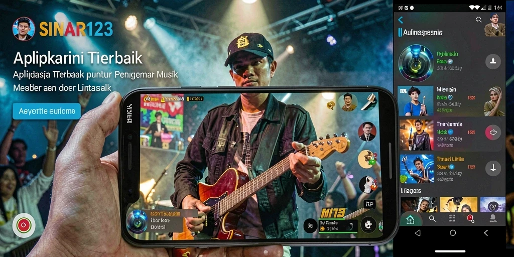 Tampilan menarik dari gameplay musik di SINAR123.