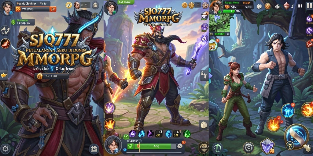 Screenshot gameplay SJO777 menampilkan aksi seru dalam petualangan MMORPG.