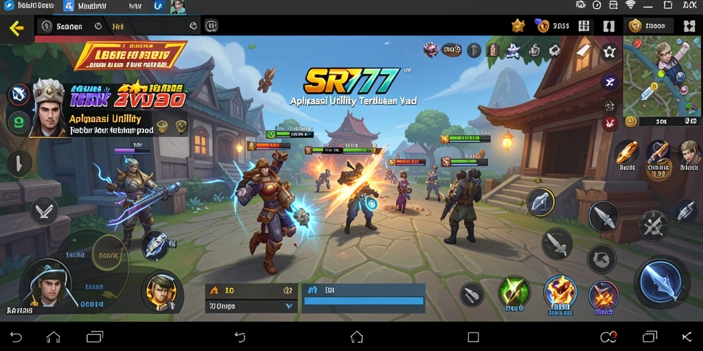 Screenshot SR777 menampilkan antarmuka aplikasi Utility yang user-friendly.