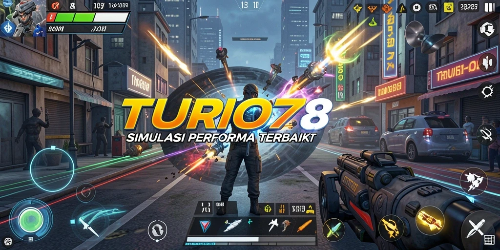 Screenshot gameplay TURBO78 menampilkan simulasi yang imersif dan mendetail.