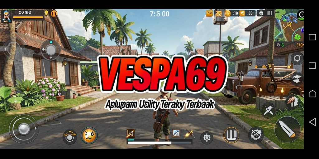 Tangkapan layar VESPA69 menampilkan antarmuka yang sederhana dan fungsional.