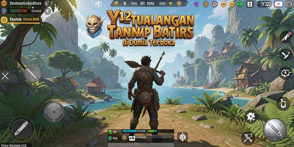 Tangkapan layar utama YY123 menampilkan dunia terbuka yang indah.